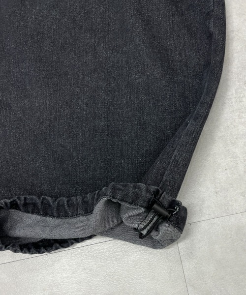 sedacle(セダクル)の「スーパーワイドデニム(カーゴパンツ・メンズ・ブラック/インディゴブルー・SMALL/MEDIUM/LARGE)」の5枚目の写真