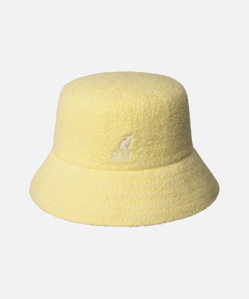 KANGOL(カンゴール)の「KANGOL BERMUDA BUCKET(ハット・メンズ・ブラック/レッド/ベージュ/ライトグレー/ネイビー/ダークグリーン/ライトブルー/ピンク/ブラウン/ホワイト/オレンジ/ブルー/ブルー系/レッド系/ラベンダー/オレンジ系/イエロー系/ブルー系1/ピンク系/グリーン/インディゴブルー/イエロー/オレンジ系1/ライトグリーン・MEDIUM/LARGE/X-LARGE/SMALL)」の16枚目の写真
