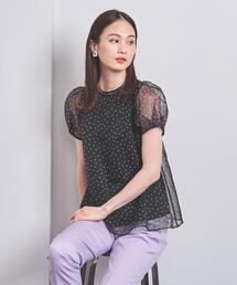 UNITED ARROWS | オーガンジー ミニパフ ショートスリーブ ブラウス(Tシャツ/カットソー)
