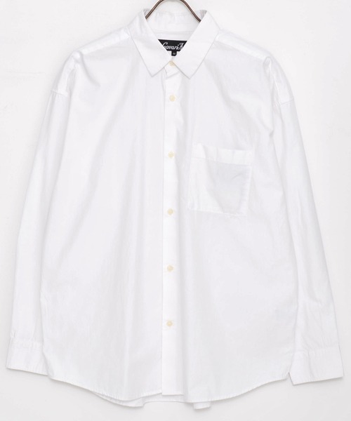 CavariA（キャバリア）の「『CavariA/キャバリア』ブロードオーバーサイズシャツ（シャツ/ブラウス・メンズ・ベージュ/ブラウン/ホワイト/ブルー/ブルー系1/モカ/ホワイト系1/ブルー系2・M/L）」の9枚目の写真