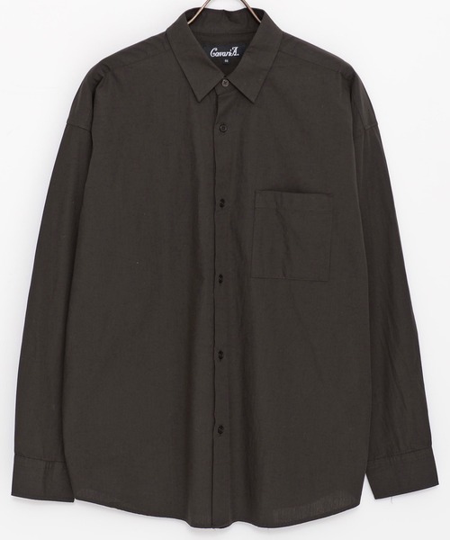 CavariA（キャバリア）の「『CavariA/キャバリア』ブロードオーバーサイズシャツ（シャツ/ブラウス・メンズ・ベージュ/ブラウン/ホワイト/ブルー/ブルー系1/モカ/ホワイト系1/ブルー系2・M/L）」の10枚目の写真