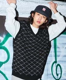 NYUDROP | 【NYUDROP】MONOGRAM KNIT VEST / モノグラムニットベスト(ベスト)