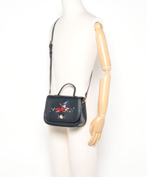 Disney(ディズニー)の「ミッキーマウス ファンタジア マジックショルダーミニバッグ(ショルダーバッグ・レディース・ネイビー・FREE)」の6枚目の写真