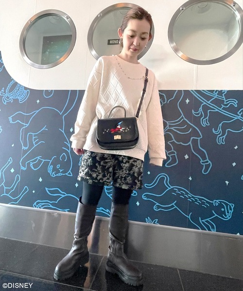 Disney(ディズニー)の「ミッキーマウス ファンタジア マジックショルダーミニバッグ(ショルダーバッグ・レディース・ネイビー・FREE)」の9枚目の写真