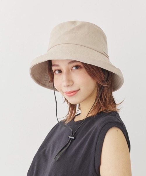 milsa（ミルサ）の「milsa  UVカット　エッジアップセーラー（ハット・レディース・ブラック/ホワイト/ベージュ/グリーン/オレンジ/グレー/ネイビー/ブラウン・56cm/60cm/58cm/62cm）」の18枚目の写真