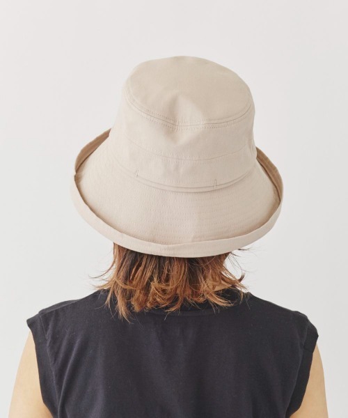 milsa（ミルサ）の「milsa  UVカット　エッジアップセーラー（ハット・レディース・ブラック/ホワイト/ベージュ/グリーン/オレンジ/グレー/ネイビー/ブラウン・56cm/60cm/58cm/62cm）」の20枚目の写真