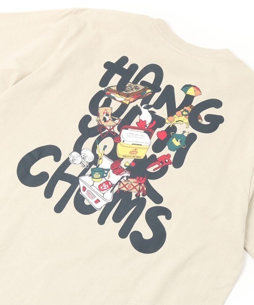 CHUMS(チャムス)の「CHUMS/チャムス レギュラーフィット ポケットTシャツ/バックプリントTシャツ/半袖Tシャツ CH01-2160(Tシャツ/カットソー・メンズ・ホワイト/グリーン/ブラック/ベージュ系その他・XL/L/M/XXL)」の13枚目の写真