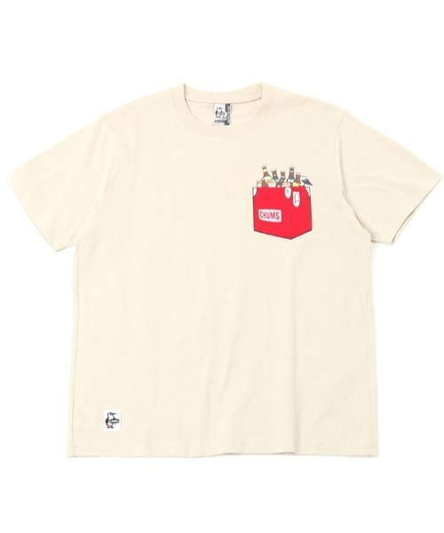 CHUMS(チャムス)の「CHUMS/チャムス レギュラーフィット ポケットTシャツ/バックプリントTシャツ/半袖Tシャツ CH01-2160(Tシャツ/カットソー・メンズ・ホワイト/グリーン/ブラック/ベージュ系その他・XL/L/M/XXL)」の17枚目の写真