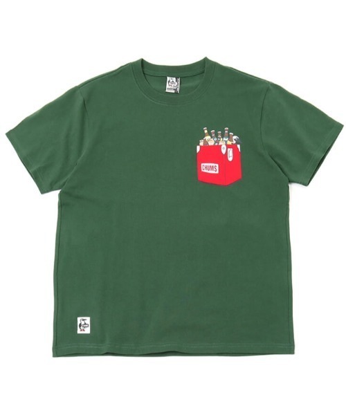 CHUMS(チャムス)の「CHUMS/チャムス レギュラーフィット ポケットTシャツ/バックプリントTシャツ/半袖Tシャツ CH01-2160(Tシャツ/カットソー・メンズ・ホワイト/グリーン/ブラック/ベージュ系その他・XL/L/M/XXL)」の18枚目の写真