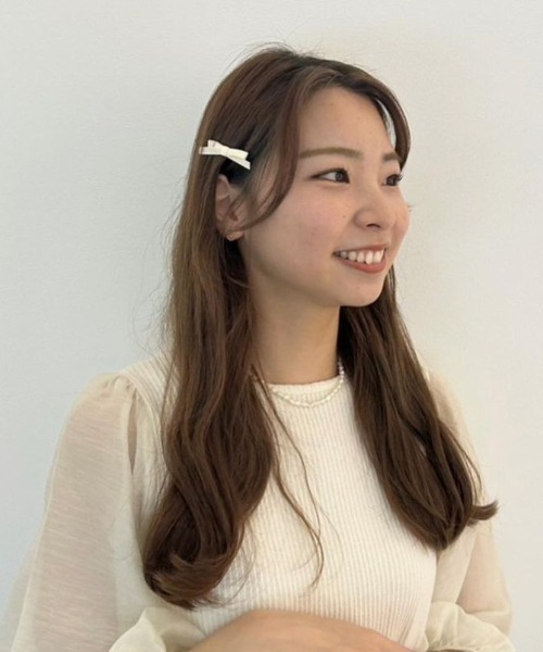 flower(フラワー)の「サテンリボンクリップ(ヘアピン・レディース・アイボリー/ブラック・FREE)」の11枚目の写真