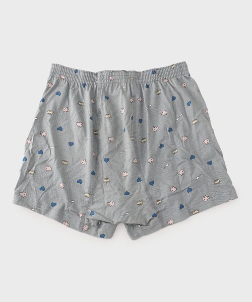 TAKEO KIKUCHI（タケオキクチ）の「◆ラッキーモチーフ柄ニットトランクス（トランクス・メンズ・グレー/サックスブルー・03/02）」の13枚目の写真