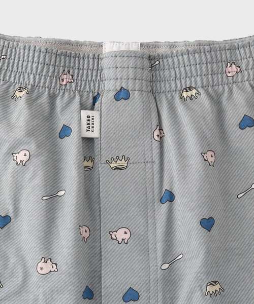 TAKEO KIKUCHI（タケオキクチ）の「◆ラッキーモチーフ柄ニットトランクス（トランクス・メンズ・グレー/サックスブルー・03/02）」の15枚目の写真