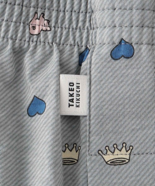 TAKEO KIKUCHI（タケオキクチ）の「◆ラッキーモチーフ柄ニットトランクス（トランクス・メンズ・グレー/サックスブルー・03/02）」の7枚目の写真