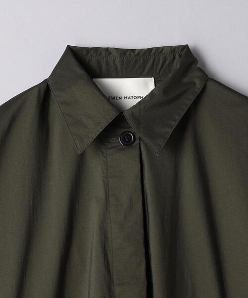 AEWEN MATOPH（イウエン マトフ）の「＜AEWEN MATOPH＞N シャンブレー ポンチョコート（ポンチョ・レディース・ダークグレー/オリーブ・FREE）」の13枚目の写真