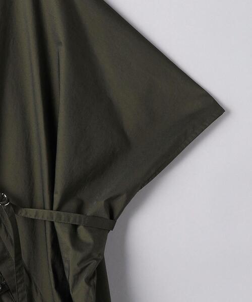 AEWEN MATOPH（イウエン マトフ）の「＜AEWEN MATOPH＞N シャンブレー ポンチョコート（ポンチョ・レディース・ダークグレー/オリーブ・FREE）」の9枚目の写真