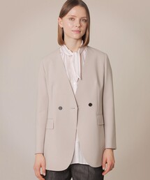 MACKINTOSH LONDON | ストレッチダブルクロスジャケット(ノーカラージャケット)