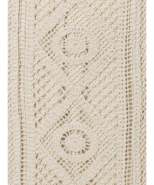 LAGUNAMOON(ラグナムーン)の「クロシェIラインスカート(スカート・レディース・ブラック/アイボリー・SMALL/MEDIUM)」の18枚目の写真