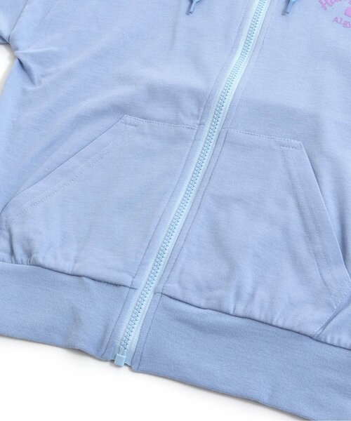 algy（アルジー）の「ガーリーロゴUVカットパーカー（パーカー・キッズ・ブルー/ピンク/オフホワイト・MEDIUM/X-SMALL/XX-SMALL/SMALL）」の22枚目の写真