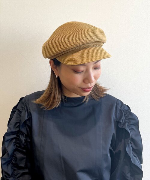 OPAQUE.CLIP（オペークドットクリップ）の「◆ブレードキャスケット（キャスケット・レディース・オフホワイト/ブラック/サンドベージュ・00）」の13枚目の写真