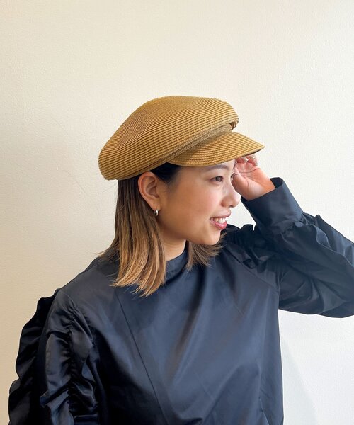 OPAQUE.CLIP（オペークドットクリップ）の「◆ブレードキャスケット（キャスケット・レディース・オフホワイト/ブラック/サンドベージュ・00）」の14枚目の写真