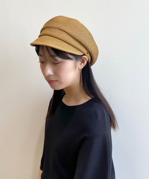 OPAQUE.CLIP（オペークドットクリップ）の「◆ブレードキャスケット（キャスケット・レディース・オフホワイト/ブラック/サンドベージュ・00）」の16枚目の写真