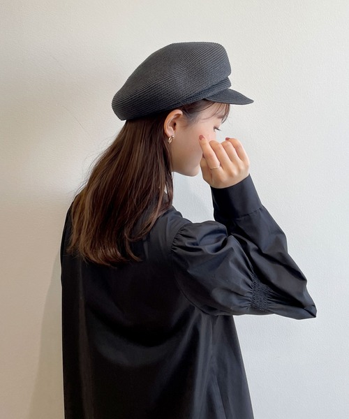 OPAQUE.CLIP（オペークドットクリップ）の「◆ブレードキャスケット（キャスケット・レディース・オフホワイト/ブラック/サンドベージュ・00）」の22枚目の写真