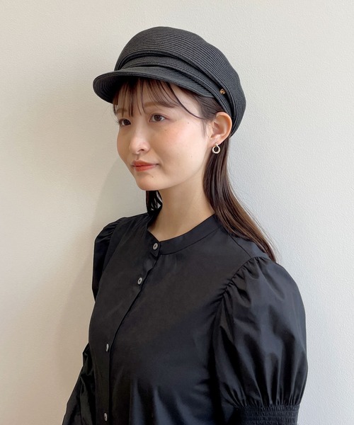 OPAQUE.CLIP（オペークドットクリップ）の「◆ブレードキャスケット（キャスケット・レディース・オフホワイト/ブラック/サンドベージュ・00）」の20枚目の写真