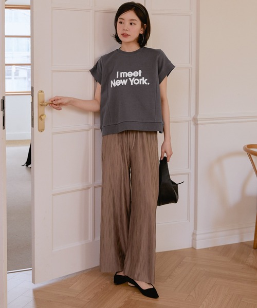 coca（coca）（コカ）の「裏毛ボックスロゴトップス（Tシャツ/カットソー・レディース・ブラック/ホワイト・M/L）」の5枚目の写真