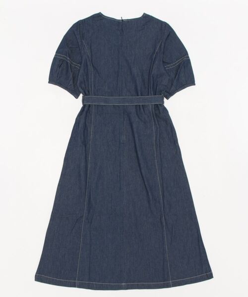 Honeys（ハニーズ）の「デニムワンピース（ワンピース・レディース・ライトインディゴブルー/インディゴブルー・S/L/LL/M/3L）」の14枚目の写真