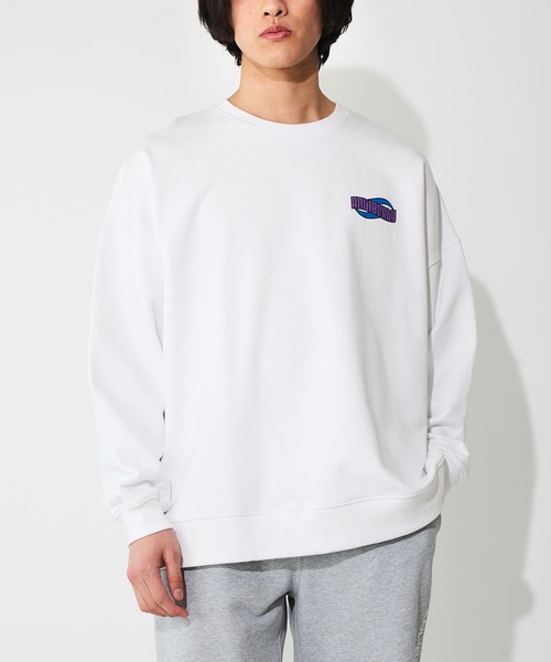ANLIBERTY ANAP(アンリバティアナップ)の「ウェーブロゴスウェットプルオーバー【ユニセックス】(スウェット・レディース・ホワイト/グリーン・S/M)」の8枚目の写真