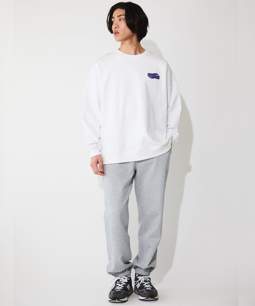 ANLIBERTY ANAP(アンリバティアナップ)の「ウェーブロゴスウェットプルオーバー【ユニセックス】(スウェット・レディース・ホワイト/グリーン・S/M)」の11枚目の写真