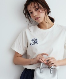 シルケット刺繍Tシャツ
