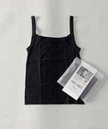 HANES UNDIES Plus+ Dry Cotton Rib-Camisole 強撚コットン リブキャミソール HW2-T101