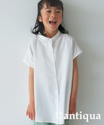 antiqua | エアリーフレンチ袖シャツ(シャツ/ブラウス)