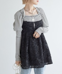w closet | 花柄ジャガードキャミチュニック(チュニック)