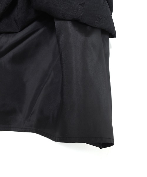 w closet(ダブルクローゼット)の「花柄ジャガードキャミチュニック(チュニック・レディース・オフホワイト/ブラック・FREE)」の20枚目の写真