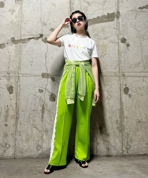 Narcissus(ナルシス)の「【WEBSTORE 限定商品】レースラインパンツ(その他パンツ・レディース・ブラック/パープル/グリーン・FREE)」の20枚目の写真