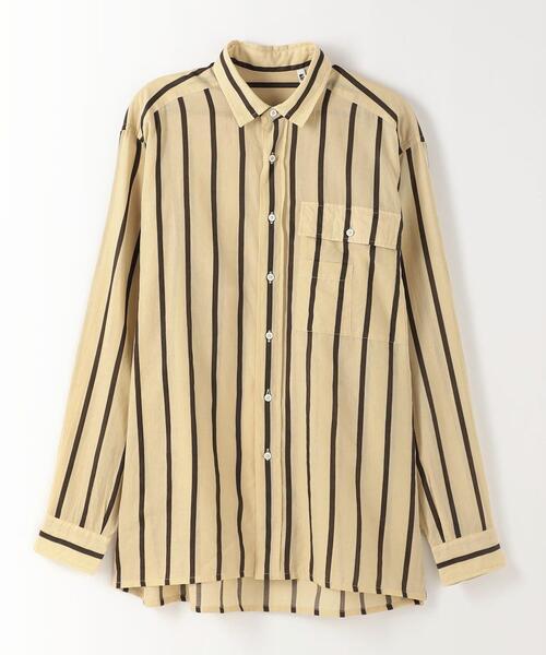 Steven Alan(スティーブンアラン)の「<KAPTAIN SUNSHINE> S/LIGHT SAFARI SHIRT/シャツ(シャツ/ブラウス・メンズ・ベージュ/オリーブ・38/40)」の2枚目の写真