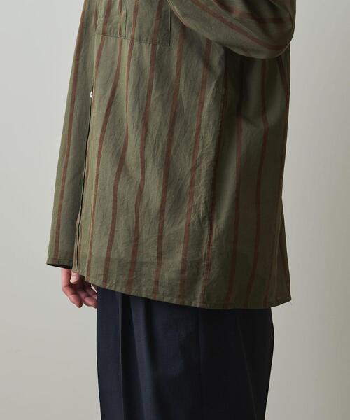 Steven Alan(スティーブンアラン)の「<KAPTAIN SUNSHINE> S/LIGHT SAFARI SHIRT/シャツ(シャツ/ブラウス・メンズ・ベージュ/オリーブ・38/40)」の3枚目の写真