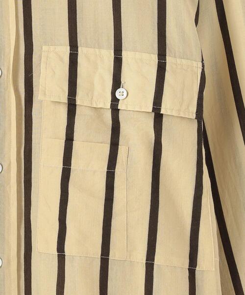 Steven Alan(スティーブンアラン)の「<KAPTAIN SUNSHINE> S/LIGHT SAFARI SHIRT/シャツ(シャツ/ブラウス・メンズ・ベージュ/オリーブ・38/40)」の15枚目の写真