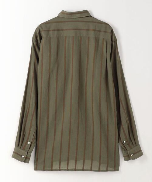 Steven Alan(スティーブンアラン)の「<KAPTAIN SUNSHINE> S/LIGHT SAFARI SHIRT/シャツ(シャツ/ブラウス・メンズ・ベージュ/オリーブ・38/40)」の18枚目の写真