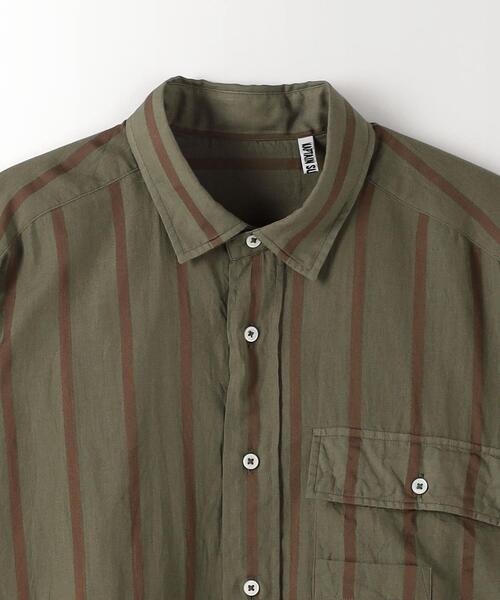 Steven Alan(スティーブンアラン)の「<KAPTAIN SUNSHINE> S/LIGHT SAFARI SHIRT/シャツ(シャツ/ブラウス・メンズ・ベージュ/オリーブ・38/40)」の19枚目の写真