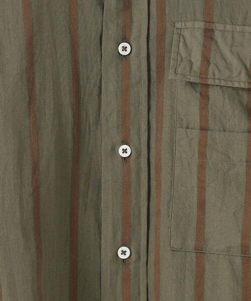 Steven Alan(スティーブンアラン)の「<KAPTAIN SUNSHINE> S/LIGHT SAFARI SHIRT/シャツ(シャツ/ブラウス・メンズ・ベージュ/オリーブ・38/40)」の20枚目の写真