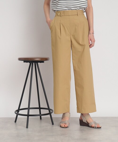 DRESKIP（ドレスキップ）の「◆【軽やかサラリはき心地】タックワイドパンツ（その他パンツ・レディース・ブルー/ネイビー/ベージュ・03/02/04）」の19枚目の写真