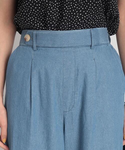 DRESKIP（ドレスキップ）の「◆【軽やかサラリはき心地】タックワイドパンツ（その他パンツ・レディース・ブルー/ネイビー/ベージュ・03/02/04）」の14枚目の写真