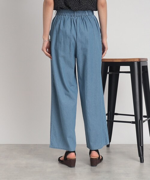 DRESKIP（ドレスキップ）の「◆【軽やかサラリはき心地】タックワイドパンツ（その他パンツ・レディース・ブルー/ネイビー/ベージュ・03/02/04）」の11枚目の写真