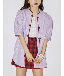 jouetie | ボリュームスリーブチャイナシャツ(シャツ/ブラウス)