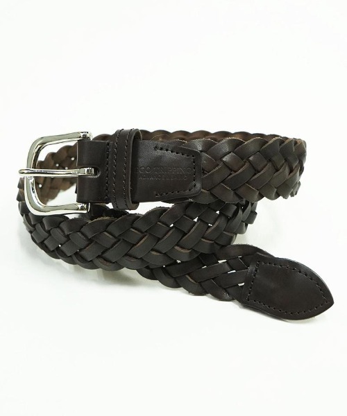 EGO TRIPPING(エゴトリッピング)の「mko11254-MESH BELT ベルト(ベルト・メンズ・ダークブラウン/ブラック・S/M/L)」の2枚目の写真