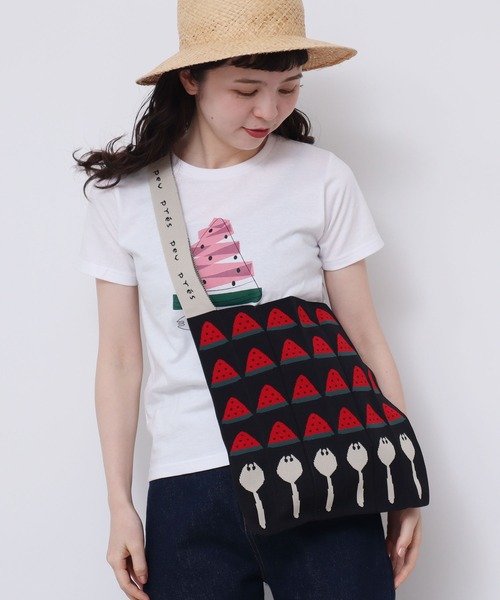 peu pres(プープレ)の「すいかニットバッグ(ショルダーバッグ・レディース・ブラック・FREE)」の12枚目の写真