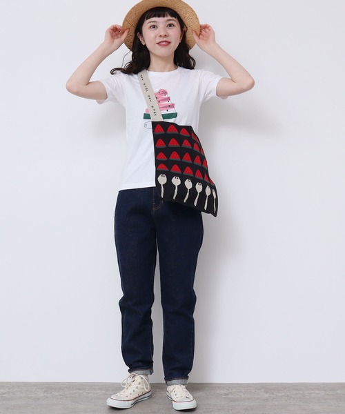 peu pres(プープレ)の「すいかニットバッグ(ショルダーバッグ・レディース・ブラック・FREE)」の17枚目の写真